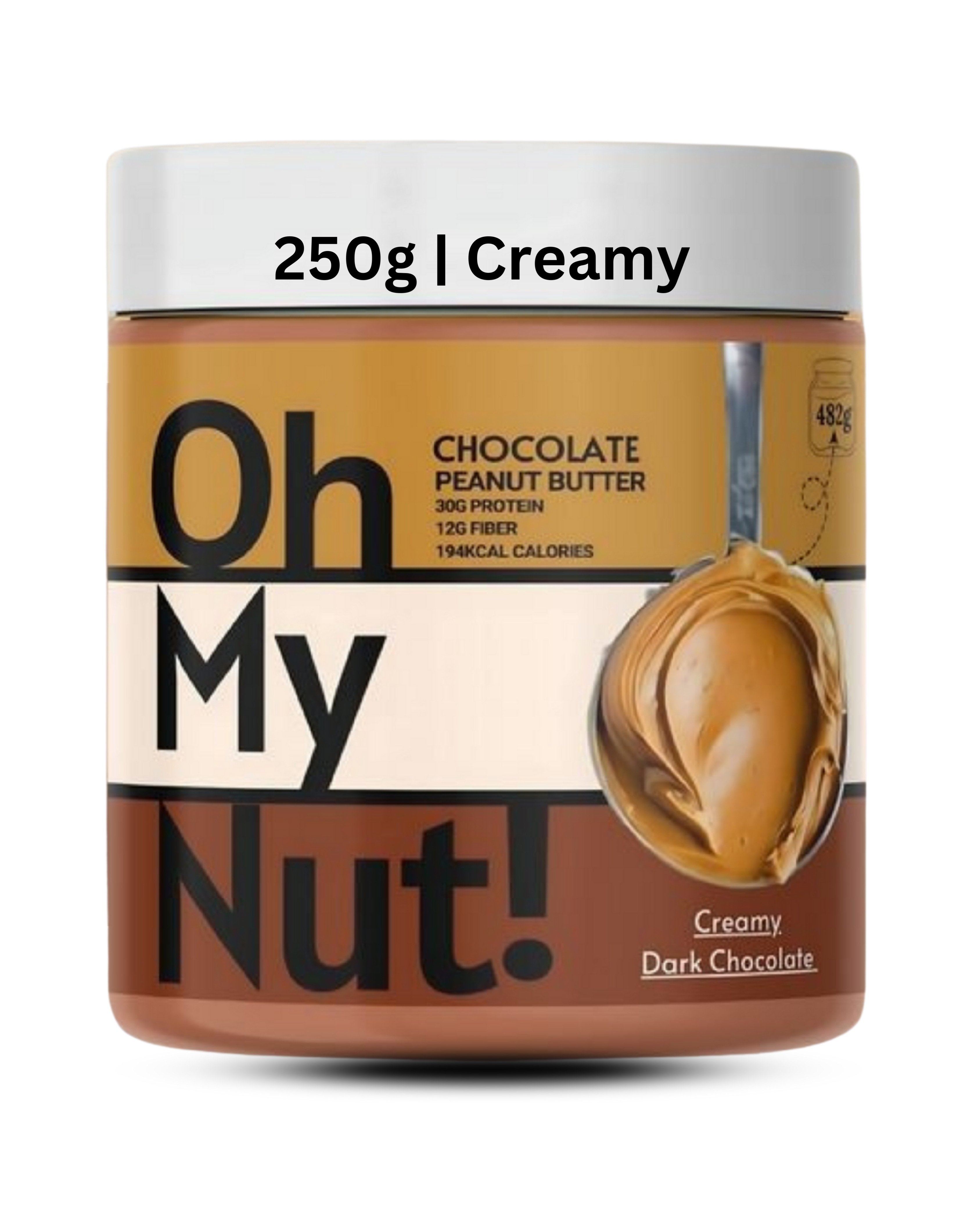 GRONUT Chocolate Peanut Butter 250g, Creamy 