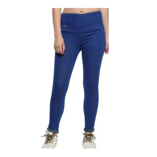 Ladies Jegging - Denim, Stretchable Sizes S-XXL, Blue Color, Ankle Length | Anti Wrinkle, Breathable, Quick Dry, All Season Trendy Wear