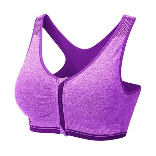 Ladies Purple Sports Bra