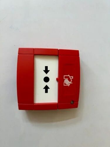 Manual Call Point - Mild Steel, 24 VDC Voltage | Red Emergency Color, Easy-to-Activate Switch, Weather-Resistant Design, Clear Visual Indicators