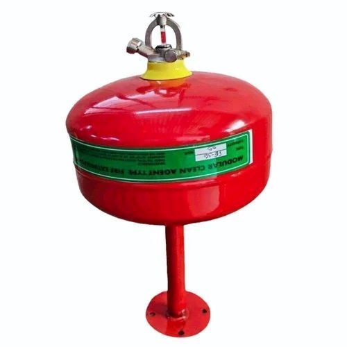 Modular Automatic Fire Extinguisher - Premium Mild Steel, 6Kg to 9Kg Capacity, Red Color | Optimally Effective for Class A, B, C Fires, Ceiling Mounted, 0-55Â°C Operating Range