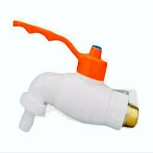 PVC Turkey Tap - PVC Material, Customized Size, White Color | Round Design for Bathroom Fitting