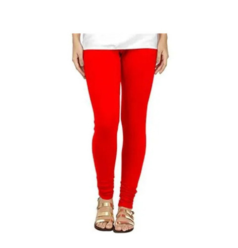Red Legging - Cotton Lycra, Customized Sizes 28-42 | 4-Way Stretch, Slim Fit, Anti-Wrinkle, All Season Wear