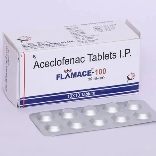 100mg Aceclofenac Tablets IP