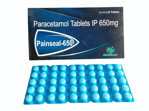Paracetamol Tablets - Medicine Grade 650mg, For Hospital and Clinic Use, Prescription Required, Storage: Cool and Dry Place, Precautions Required