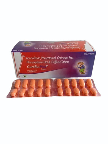 Aceclofenac Paracetamol Cetirizine Hcl Phenylephrine Caffeine Tablets