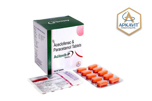 Aclovit P Aceclofenac Paracetamol Tablets