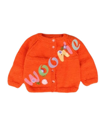 Baby Cardigan Sweater - Color: Orange