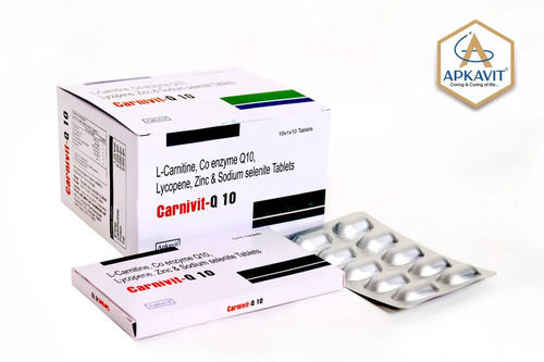 Carnivit Q 10 L Carnitine Co Enzyme Q10 Lycopene Zinc Sodium Selenite Tablet