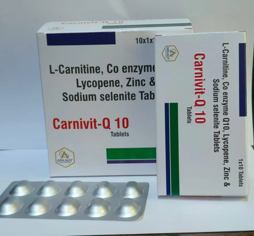Carnivit Q 10 L Carnitine Sodium Selenite Tablets