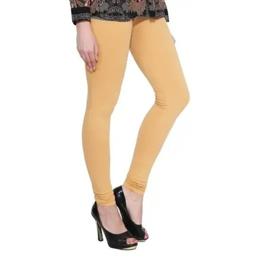 Churidar Ladies Leggings - 4-Way Stretch Cotton, Mid Waist Slim Fit | Anti Wrinkle, Breathable, Quick Dry, All Season