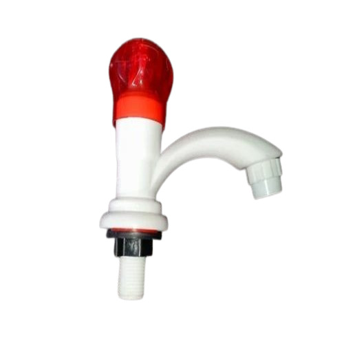 Pillar Cock - 1/2 Inch | Transparent Polished Pvc, Customized White And Silver Options
