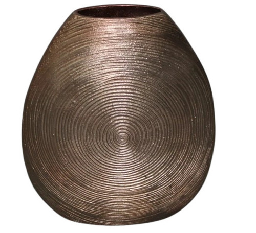 Aluminium Handicraft Flower Vase - Indoor Home Decor | Antique Effect, Customized Design