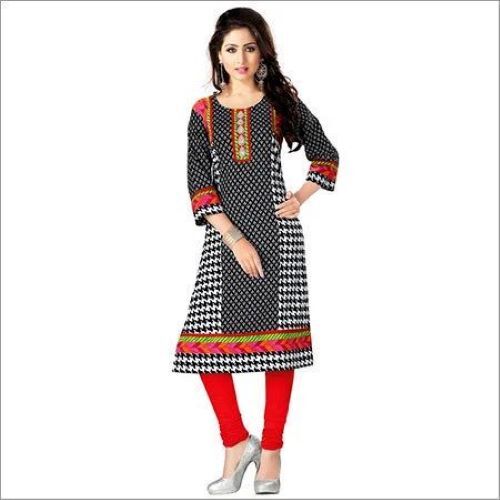 Fashionable Fancy Kurti - Color: Dark Brown