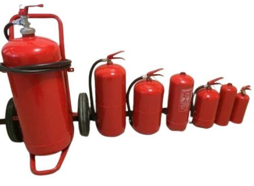 Fire Extinguisher Cylinder - Premium Mild Steel, Red Color with Durable Design , Multi-Purpose Use for Office and Residential Safety