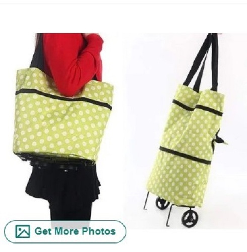 Foldable Wheel Shopping Trolley Bag