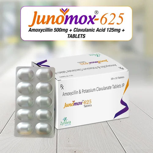 Junomox 625 Amoxyclav Amoxicillin Tablets