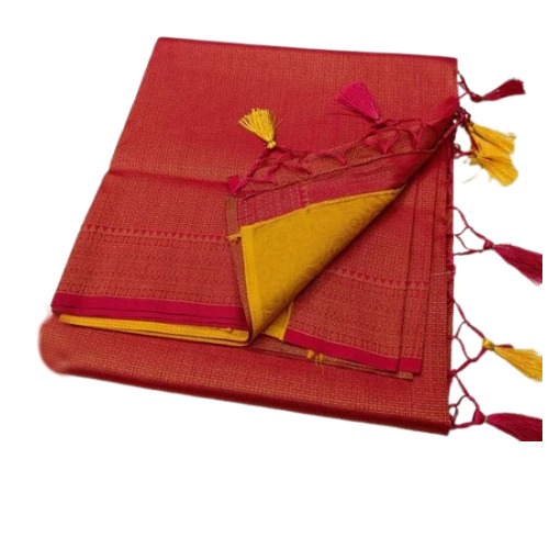 Ladies Art Silk Saree - 5.5 m Length with Unstitched Blouse Piece | Elegant Border Design, Versatile for All Seasons