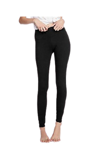 Ladies Legging - Cotton, Customized Size, Black, Slim Ankle Length | 4-Way Stretch, Anti-Wrinkle, Breathable, Quick Dry, Mid Waist, Superior Quality