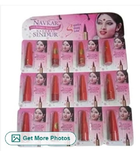Ladies Sindoor Stick - Waterproof, Red Color | Ideal for Daily Use, Room Temperature Storage, True Value of Money