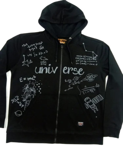 Men Hooded T-Shirts - Cotton, Sizes L/M/S/XL, Black | Comfort Fit, Long Sleeves, Plain Pattern