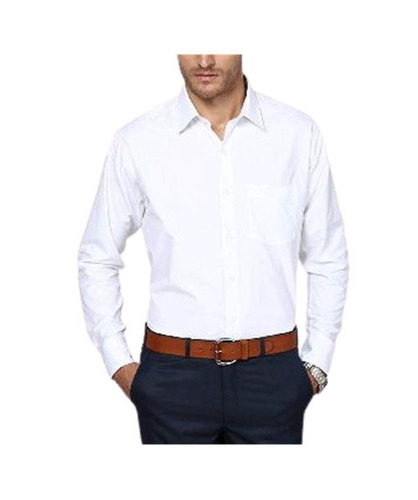 Mens Formal Shirt - Superior Cotton, Customized Fit, Ivory White | Breathable, Anti Wrinkle, Quick Dry, Full Sleeves