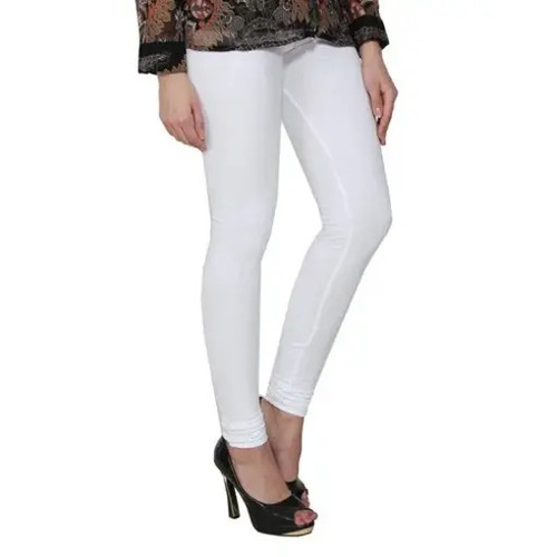 Cotton Leggings - 4-Way Stretch, Mid Waist Slim Fit | Anti-Wrinkle, Quick Dry, Superior Quality for Daily Wear