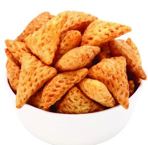 Schezwan Triangle Masala Snacks - 200 gm | 100% Veg, Spicy Kick, Crunchy Texture, Unique Seasoning, Perfect Party Snack, Hand Made