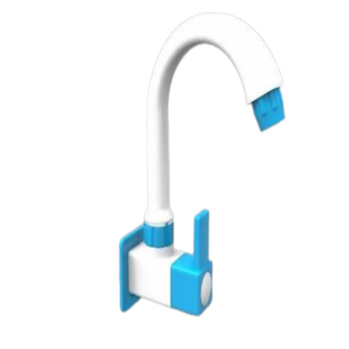 Square Taps - Customized Size, White and Blue | Square Design for Modern Kitchen Aesthetics