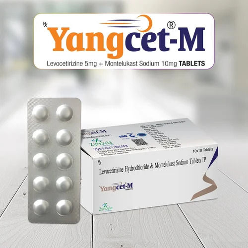 YANGCET-M (Levocetirizine Dihydrochloride 5MG + Montelukast Sodium 10MG Tablet)