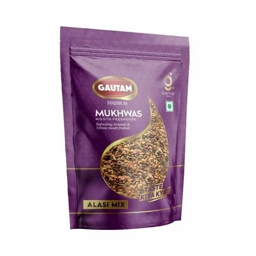 Alsi Mukhwas - Flax Seed Blend, 500 G - Crunchy Texture, Natural Breath Freshener, Packed With Antioxidants, Nutty Flavor, Coated Sweet Taste