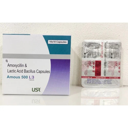 Amoxicillin And Lactic Acid Bacillus Capsule - Medicine Grade, Prescription Required for Hospital and Clinic Use