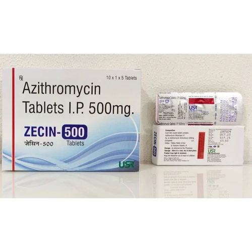 Azithromycin 500 Mg Tablets - Medicine Grade, Prescription Required for Hospital and Clinic Use