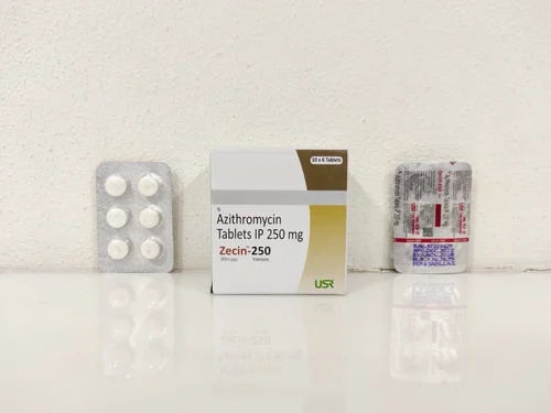 Azithromycin Tablets I.p. 250 Mg - Medicine Grade, Prescription Required for Hospital and Clinic Use