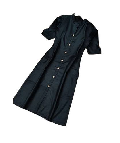 Black Jaipuri Kurti - Regular Fit, Cotton Fabric | Short Sleeve, Anti-Wrinkle, Breathable, Quick Dry, Machine Washable