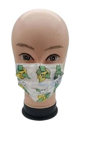 C-Cure 3 Ply Kids Face Mask - PPSB & Meltblown Material , Multi Color, Fluid-Resistant, Soft Ear Loops, Comfortable Fit, Hypoallergenic, Lightweight, Latex-Free