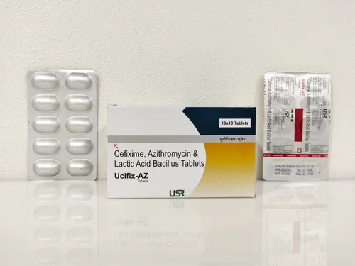 cefixime and lactic acid bacillus tablets
