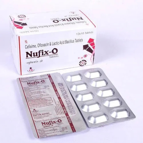 Cefixime, Ofloxacin And Lactic Acid Bacillus Tablet