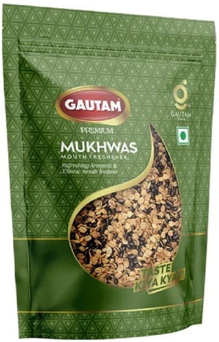 Dal Churi Dhanadal Mix Mukhwas - 200gm Eggless Sweet Flavor | Semi-Soft Dried Seeds in Yellow and Black Packet, Ideal Mouth Freshener