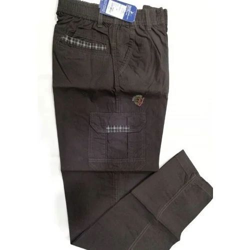 Easy Wash Mens Cotton Brown Lower - Cotton, Plus Size, Light Brown, Striped | Moisture-Wicking, Quick-Drying, Machine Washable, Multiple Pockets, Stylish Silhouette, Easy Care