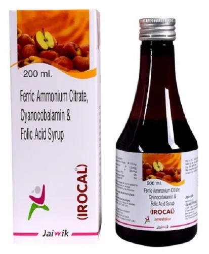 Ferric Ammonium Citrate, Cyanocobalamin Folic Acid Syrup