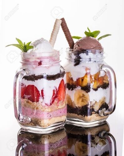 Fruit Cream Dessert Jar