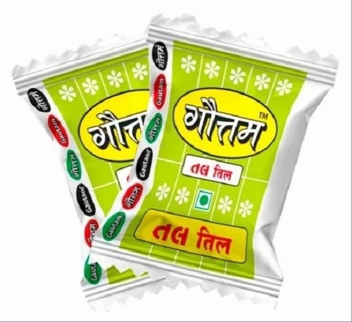 Gautam Ajwain Til Mix Mukhwas - Light Green 50g Dried Sesame Seeds in Plastic Bag | 50 Pouches for Refreshing Mouth Freshener Usage