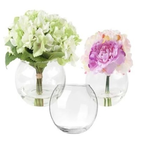 Glass Round Vase