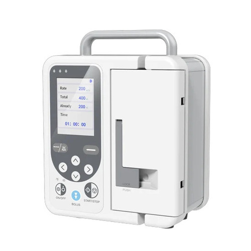 Infusion Pump - Digital Electric, White | Portable Design, Multi-Use for Hospitals and Clinics, Weighs 3 Kg