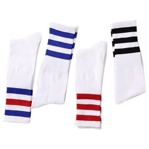 Kids School Socks - Premium Quality Cotton and Lycra Blend, Plain Whit and Black Colors | Soft Fabric, Breathable Design, Durable Material, Stretchable Fit, Reinforced Heel, Cushioned Sole, Moisture-Wicking, Cool Dry