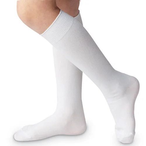 Ladies Plain White Socks