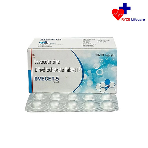 Levocetirizine Dihydrochloride 5 mg Tablets - Medicine Grade, For Hospital and Clinic Use, Prescription Required