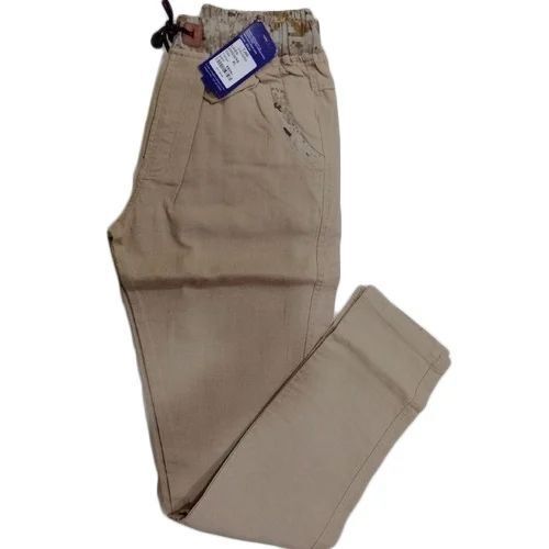 Mens Plain Cotton Lower - Cotton, Sizes: XS to L, Color: Brown | Casual Style, Elastic Waistband, Lightweight, Anti-UV, Breathable, Quick Dry
