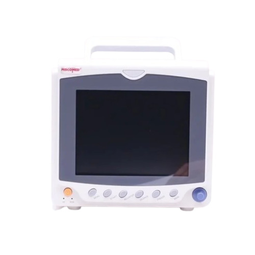 Multi Parameter Patient Monitor - 12 Lead ECG, 8" Display for Neonatal, Pediatric, Adult Use | NIBP Manual Mode, 5 Channel ECG Waveform